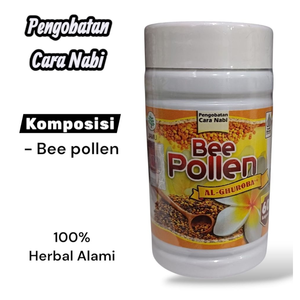 Kapsul bee pollen al ghuroba 60 kapsul