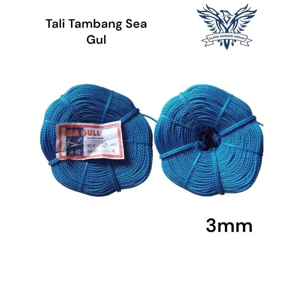 

Tali Tambang 3mm 1 Roll 200 Meter Seagul