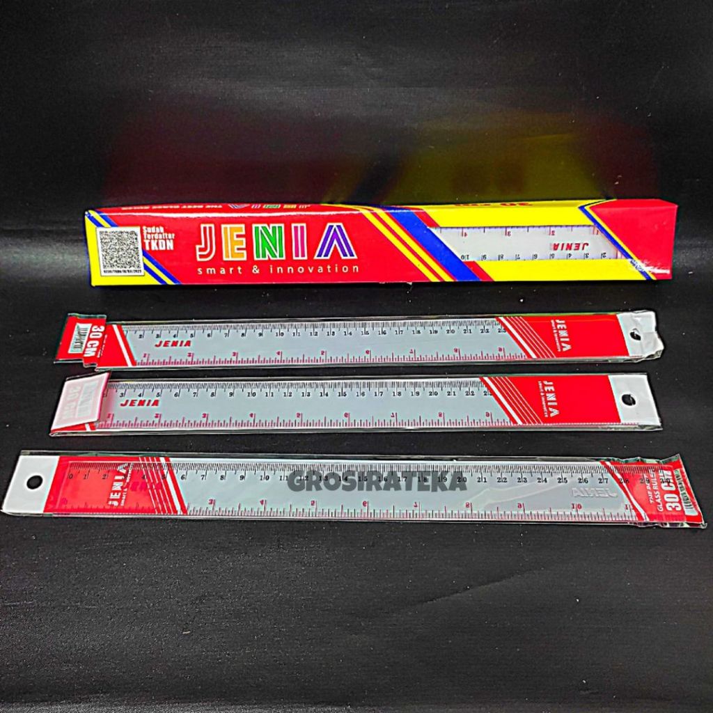 

PENGGARIS MIKA , PENGGARIS 30 CM JENIA 12pcs
