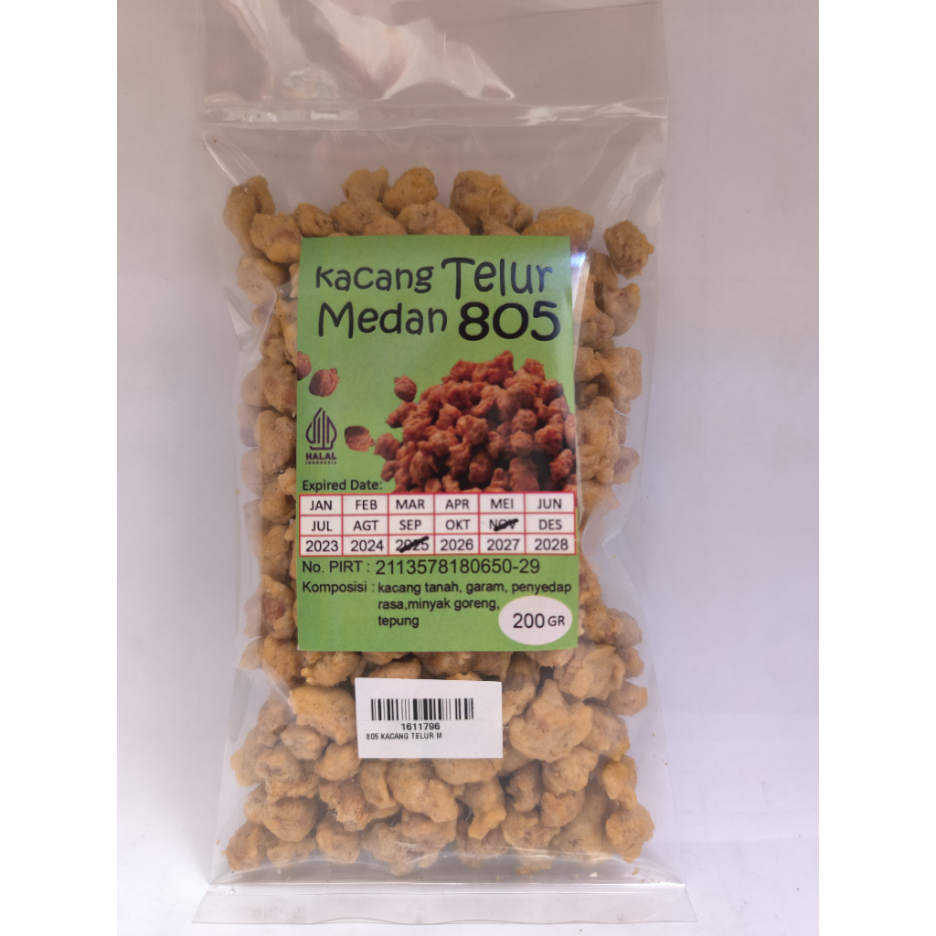 

805 KACANG TELUR MEDAN 200 gr