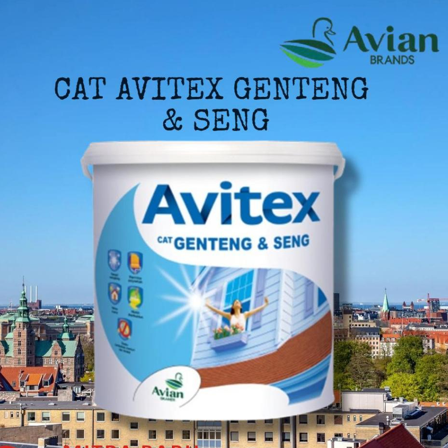 Avitex Cat Genteng & Seng 20Kg / Avian Cat Genteng Dan Seng Avitex 20Kg Tersedia Varian Semua Warna