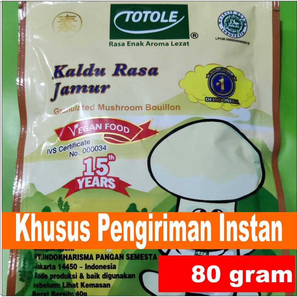 

Khusus Kirim Instan! Totole Kaldu Rasa Jamur 80 gram gr g