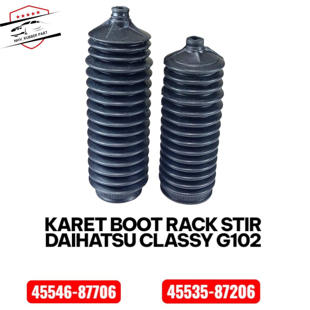 Karet Rack Stir Steering Rack End DAIHATSU CLASSY G-102