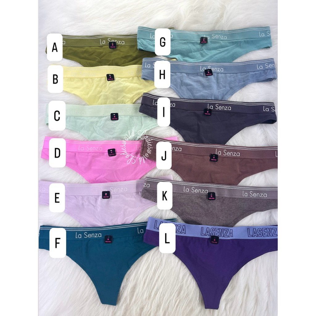 Lasenza logo thong size M 111930