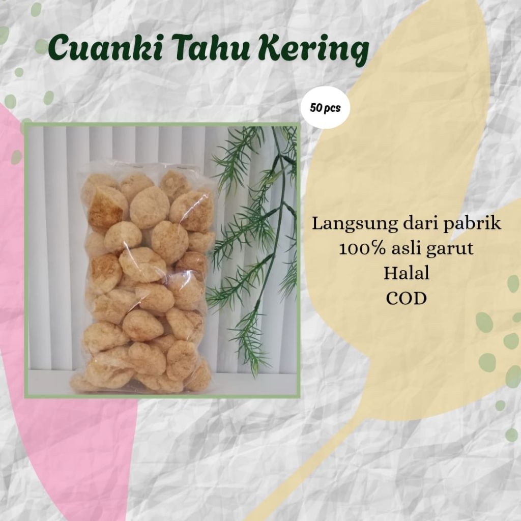 

Cuanki Tahu Kering isi 50 pcs enak dan renyah