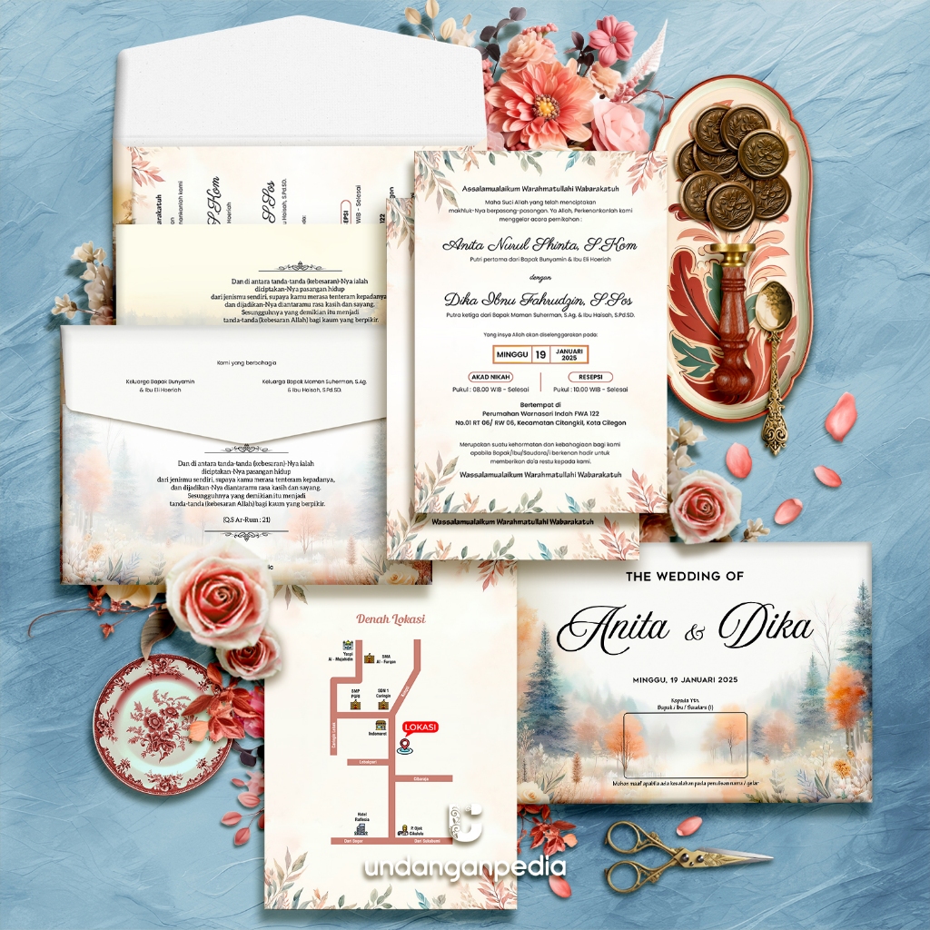 

HARDCOVER LANDSCAPE + AMPLOP . FREE WEBSITE INVITATION . UNDANGAN PERNIKAHAN HARD COVER TEBAL UNIK MEWAH VINTAGE MURAH HDL30