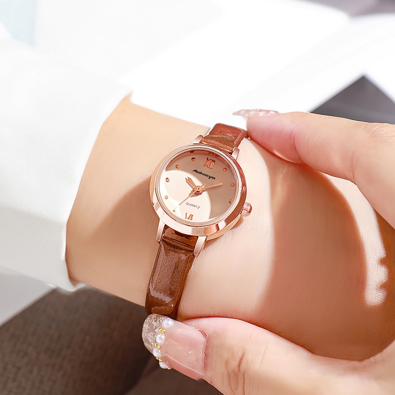 HOT DEALS AOKEYO W230 Jam Tangan Wanita Baru Original Korea Design Kecil Wanita Jam Tangan Wanita