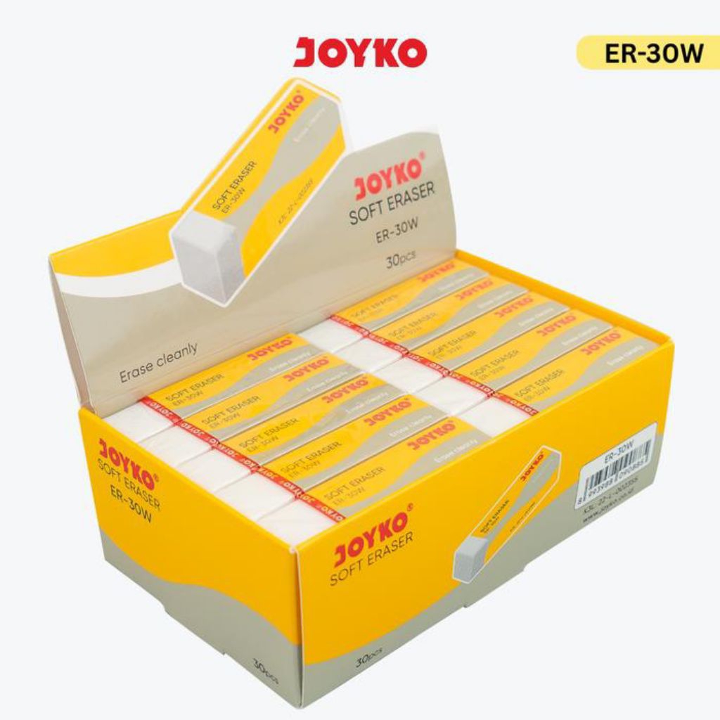 

Penghapus Joyko ER-30W Putih ER-30B Hitam satuan 1 Pcs