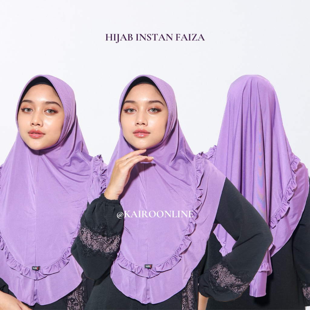 Kairo - Hijab Bergo Faiza - Hijab Instan Jilbab Daily Premium