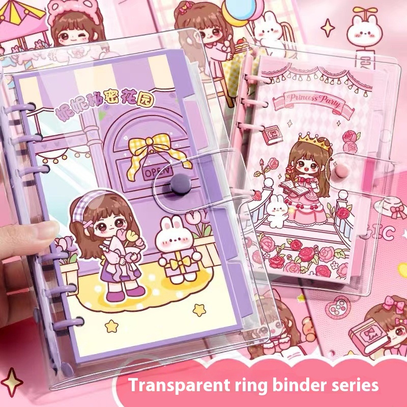 

Art Binder SET PVC A6 Full Color Paper Planner / Binder SET PVC A6 dengan Loose Leaf Planner Warna GRID