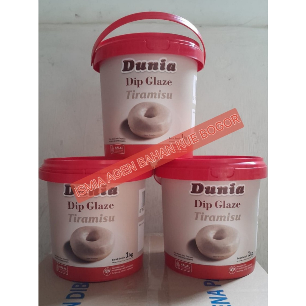 

Dunia dip glaze tiramisu 1kg
