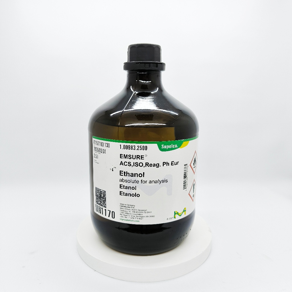 Ethanol P.A Merck 100983 500 mL | Alkohol Absolute 99% | Etil Alkohol (REPACK)