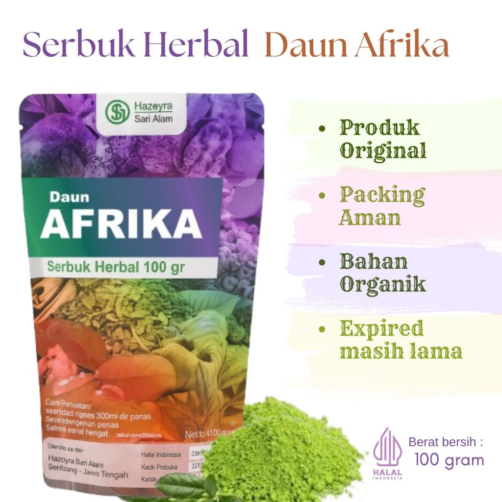 

bubuk serbuk daun afrika 100gr