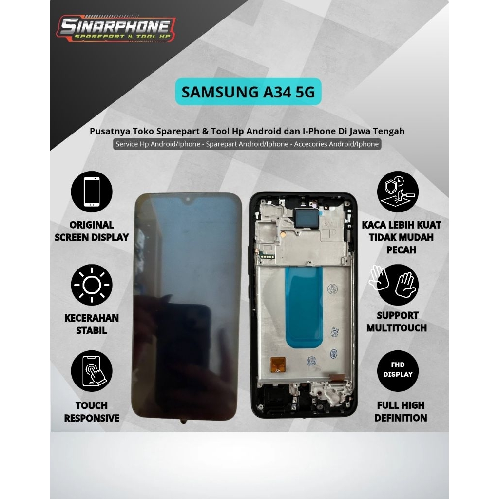 LCD SAMSUNG A33 5G/SAMSUNG A34 5G/SAMSUNG A35 5G KUALITAS ORIGINAL