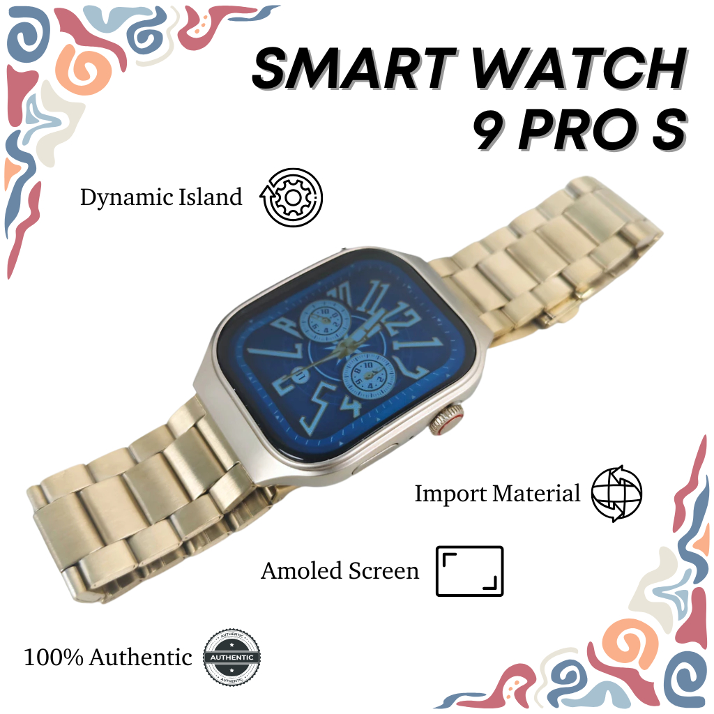 Smartwatch Series 9 PRO S Smartwatch Layar Curve Fitur Muslim TONE ADZAN Pengingat Solat 5 waktu