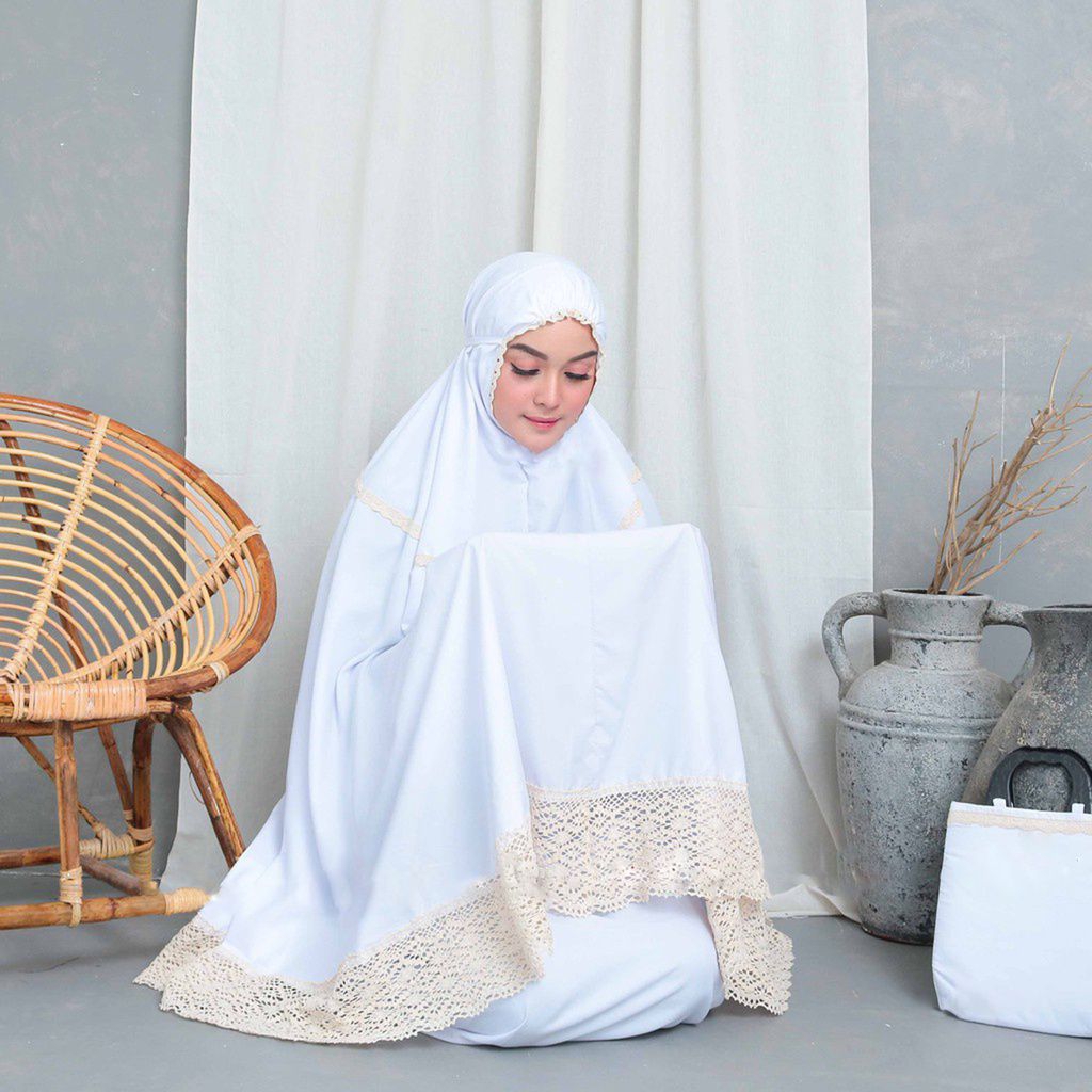 MUKENA DEWASA KAIN KATUN RENDA