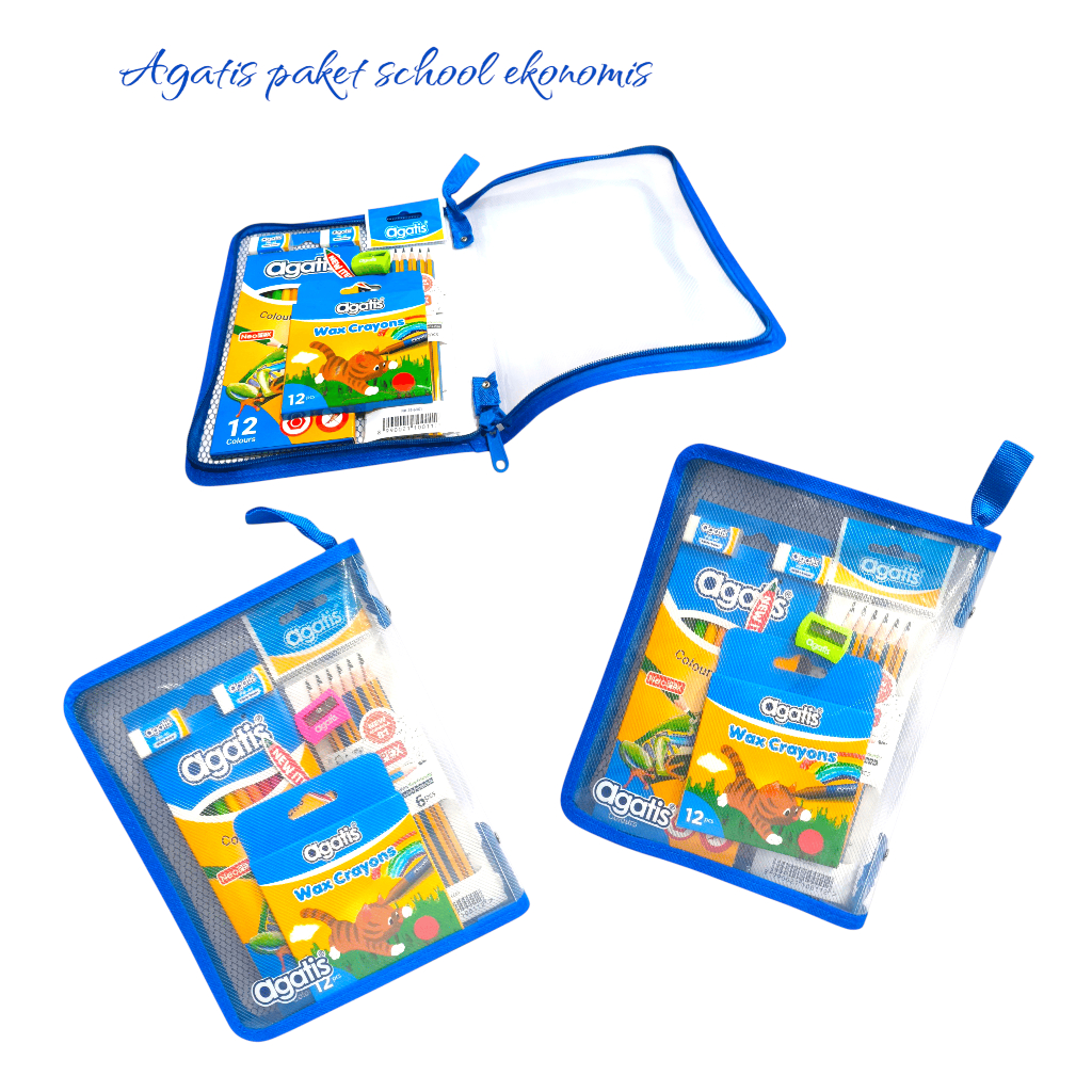 

Agatis Paket Alat Tulis Sekolah Eco Coloring Set isi 5 Item