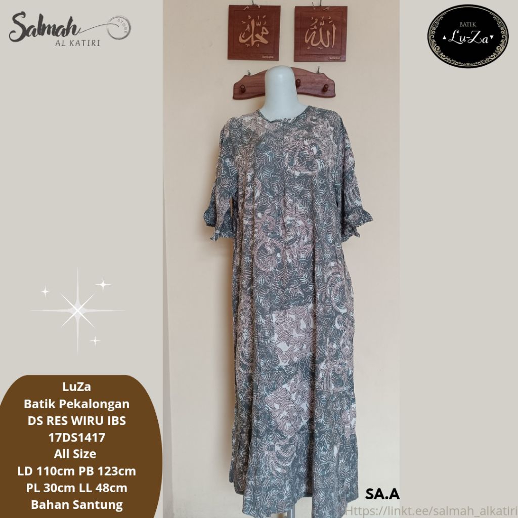 Daster LuZa batik pekalongan DS RES WIRU IBS (A)