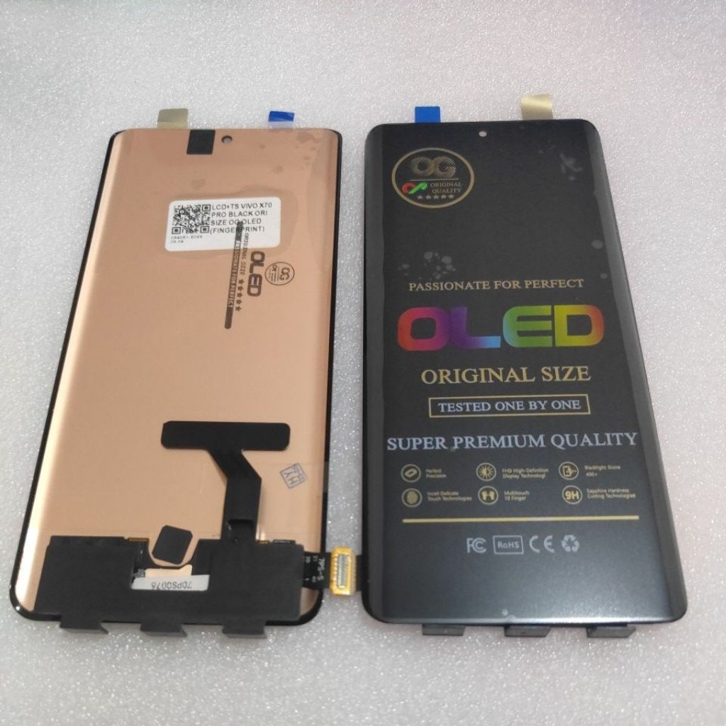 LCD VIVO X70 PRO OLED SIZE OG PINGER ON