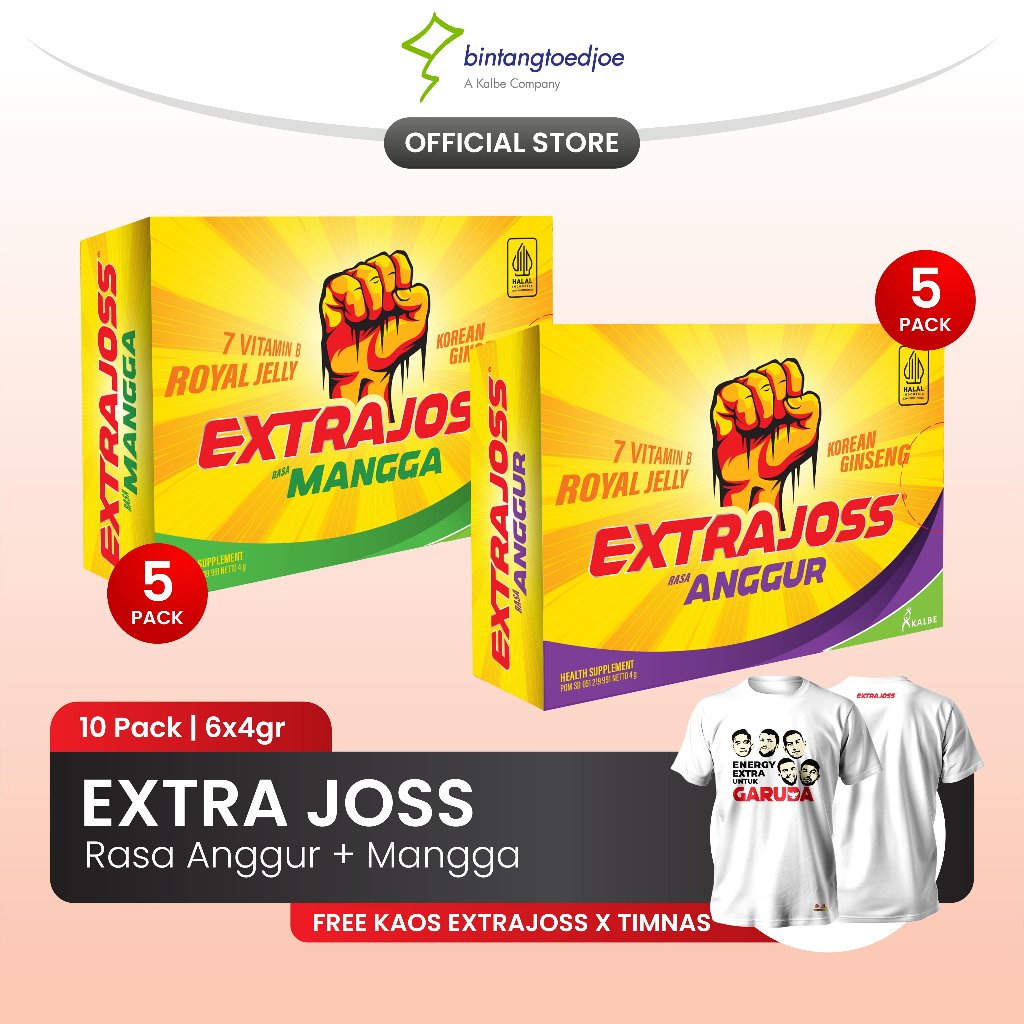 

Extra Joss Anggur 5 Pack + Extra Joss Mangga 5 Pack