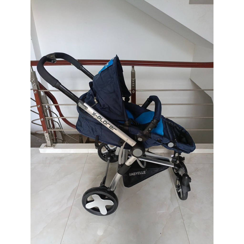 New - Stroller Kereta Dorong Bayi Babyelle XPlorer S 902 Navy