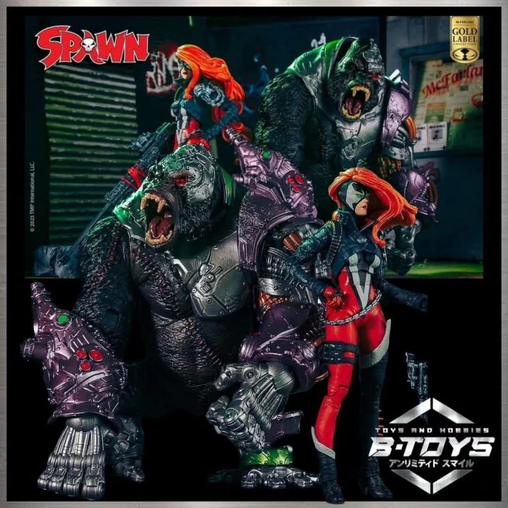 Mcfarlane Spawn Cygor and She Spawn 2pack action figure she spawn