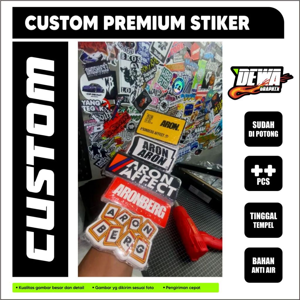 

STIKER CUSTOM A3+ WATERPROOF