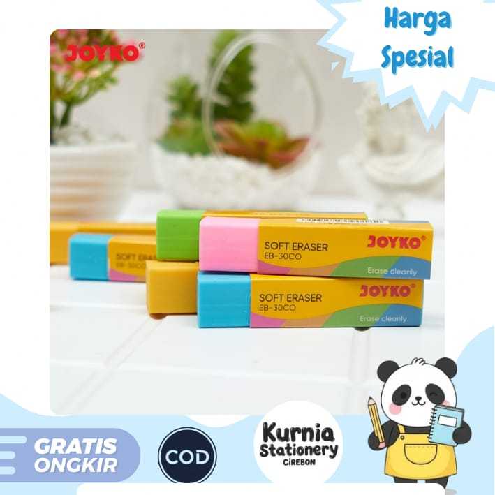 

Joyko Pengapus Eraser EB-30CO Color Sedang (Satuan)