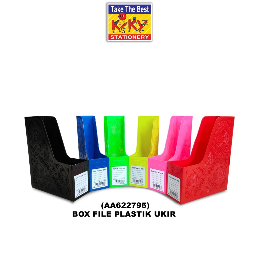 

KIKY Box File Plastik Ukir - 1 Pcs