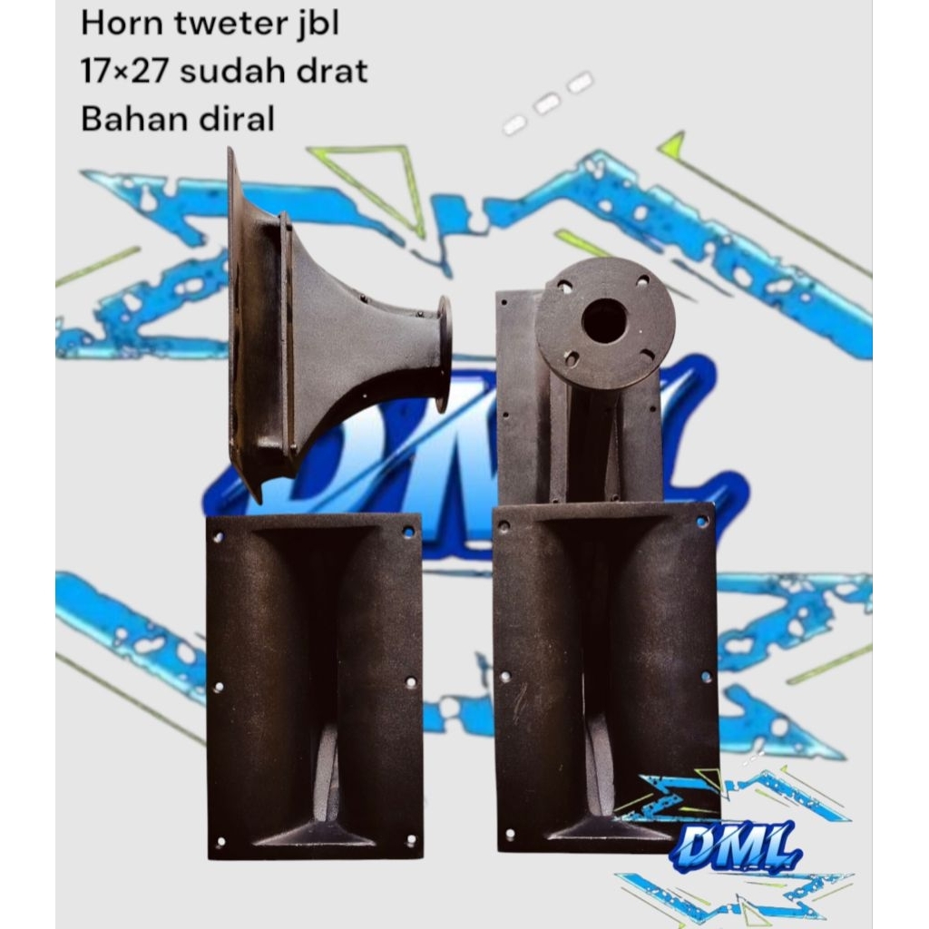 horn, corong tweter line array,jbl 17×27 sudah drat bahan diral