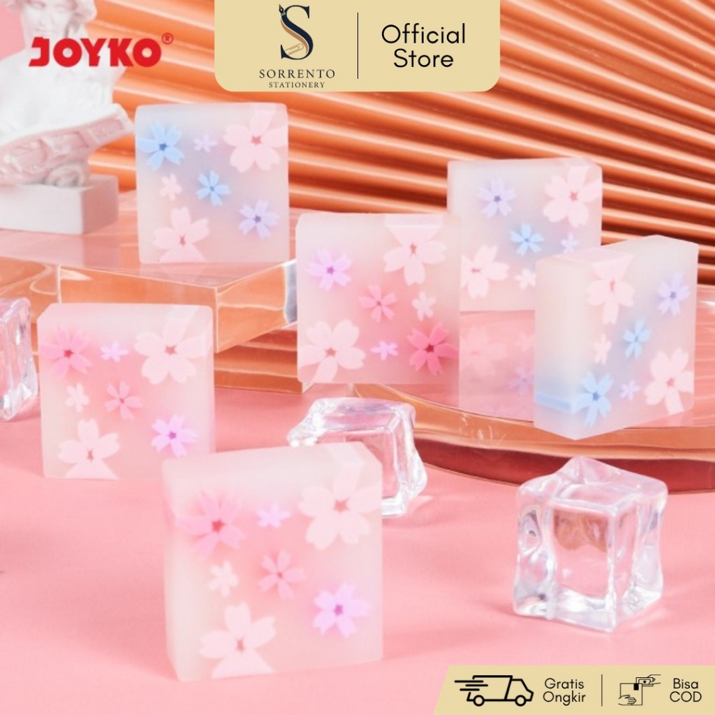 

Penghapus Joyko ERT-124 Sakura - Dust Free Eraser Bentuk Cherry Blossom