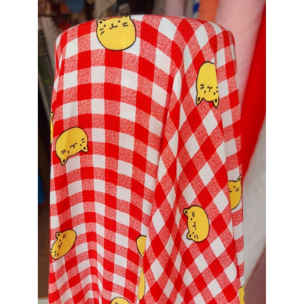 kain katun motif buah  - kain katun garment  - kain katun motif premium  - kain katun print meteran