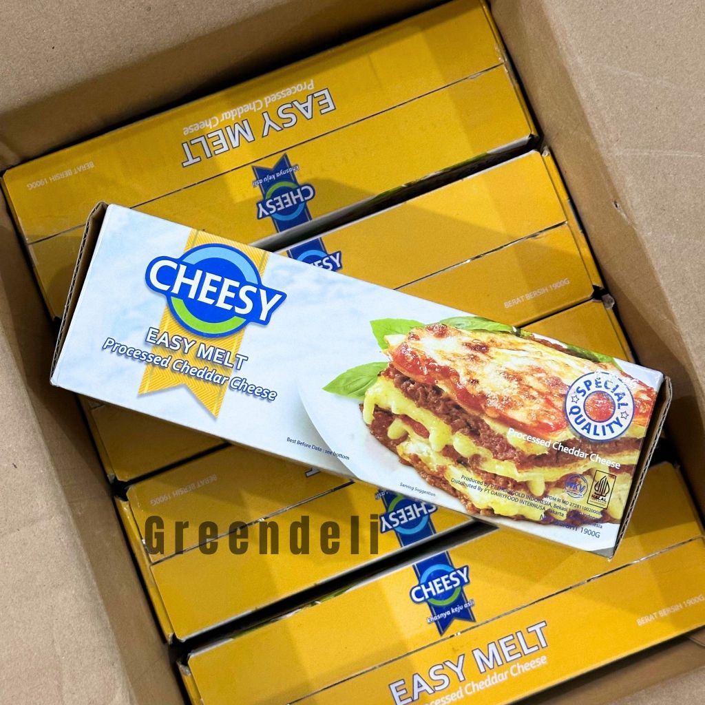 

Cheesy Easy Melt - 1,9Kg (Cheddar Mudah Lumer)