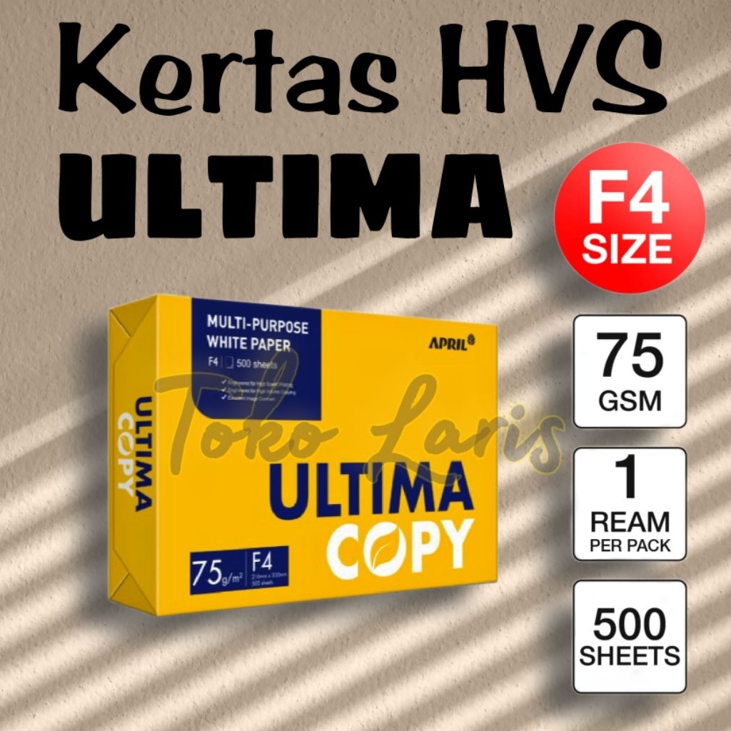 

Kertas HVS Putih ULTIMA Folio F4 75 gsm