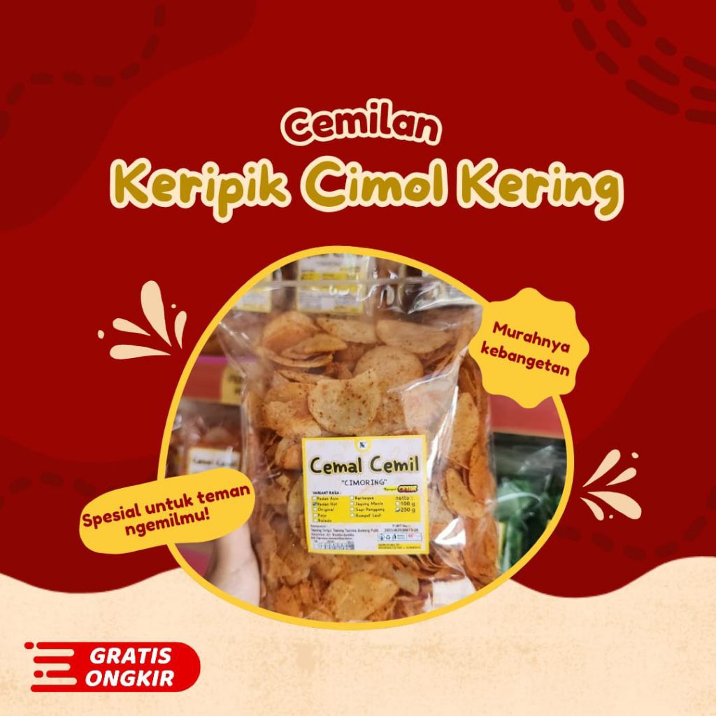 

Cimoring/Cimol Kering/Moring/Keripik Cimol/Cimoring by Nyonya Cetar