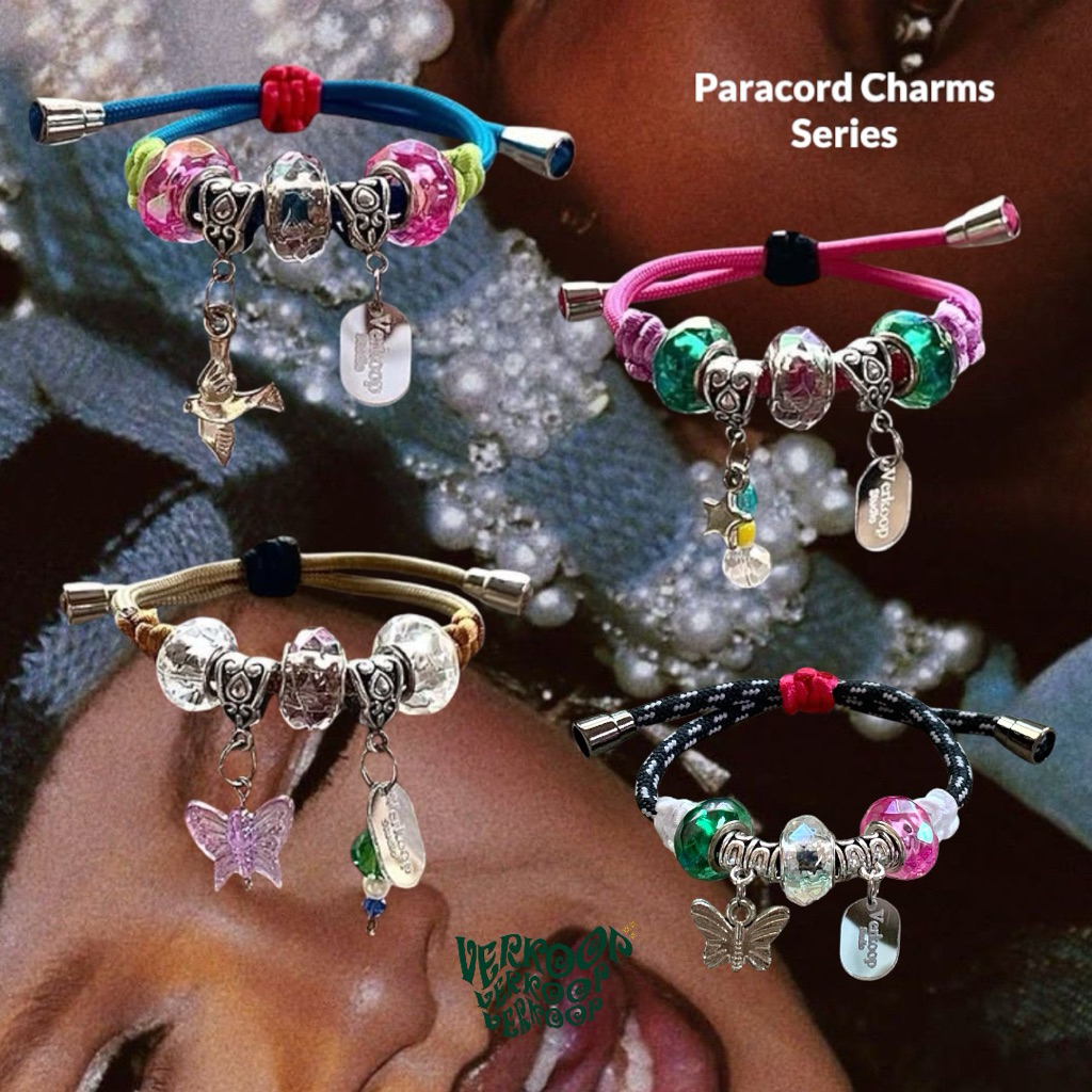 Paracord Charms Series / Gelang Tali Paracord Aesthetic | Pandora Read Description Please