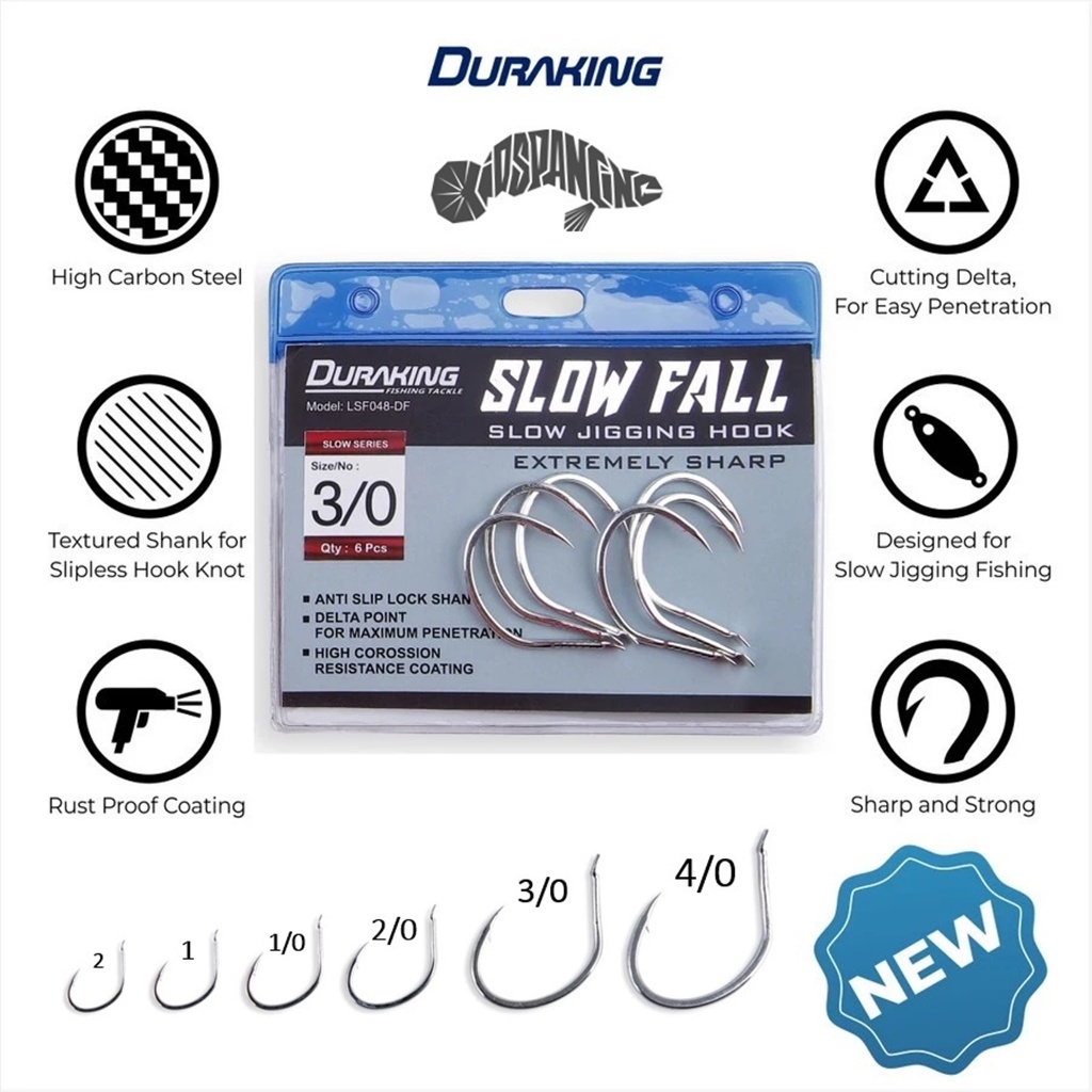 KAIL PANCING SLOW JIGGING l SLOW JIGGING HOOK l DURAKING SLOW FALL