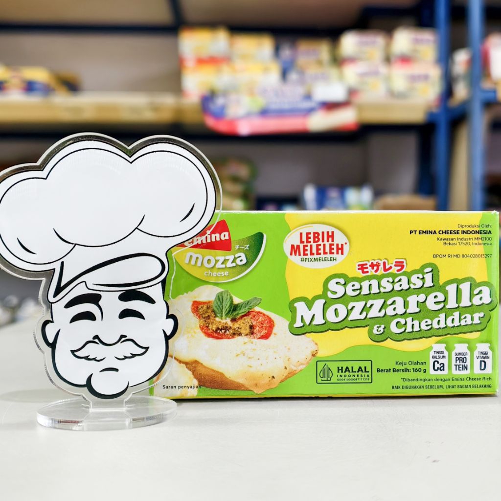 

Keju Emina Mozarella 160Gr / Keju Melted Emina 160Gr / Emina Cheese Mozarella