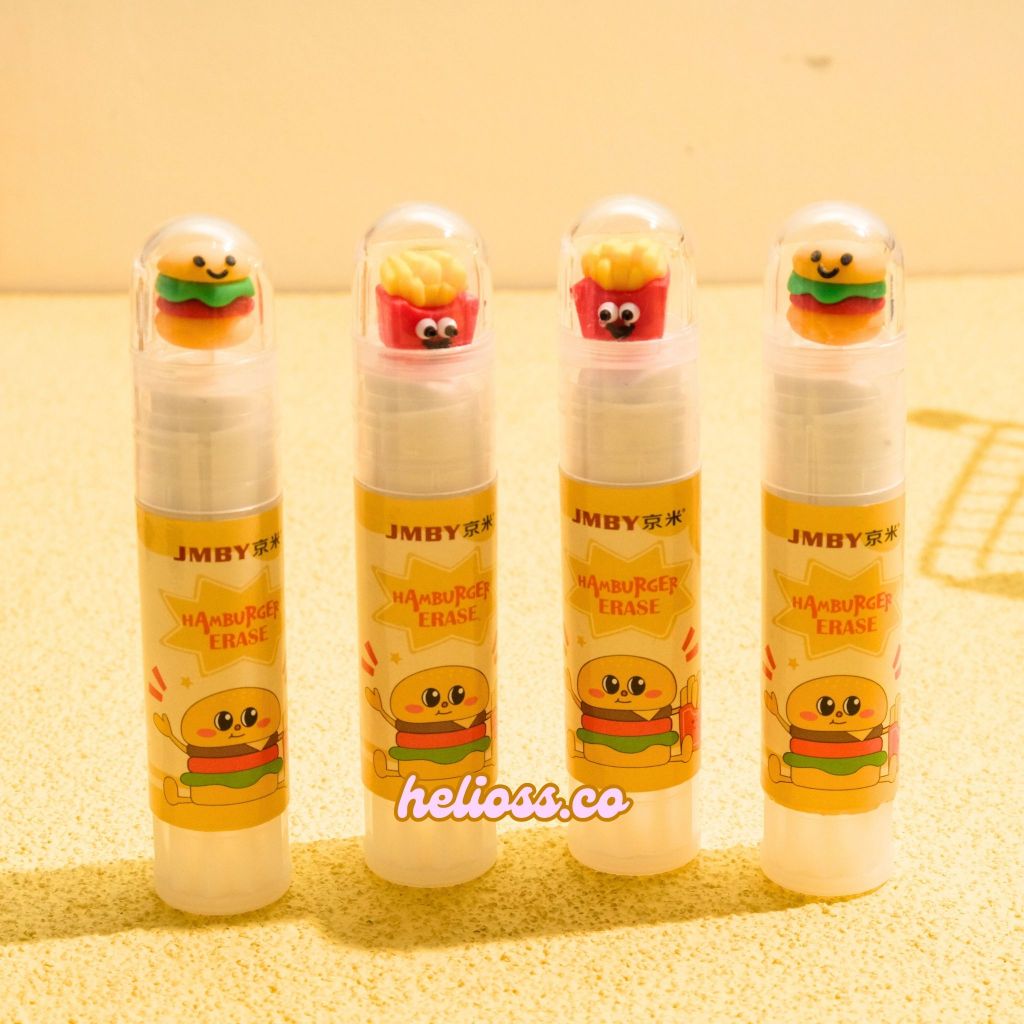 

PENGHAPUS PUTAR HAMBURGER FAST FOOD BURGER KENTANG FRENCH FRIES PENGHAPUS ERASER LUCU UNIK TERMURAH HELIOSS.CO