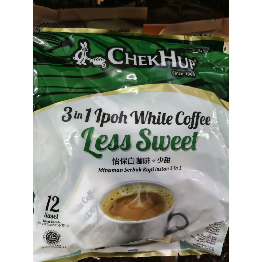 

Check Up 3in1 White Coffee Less Sweet