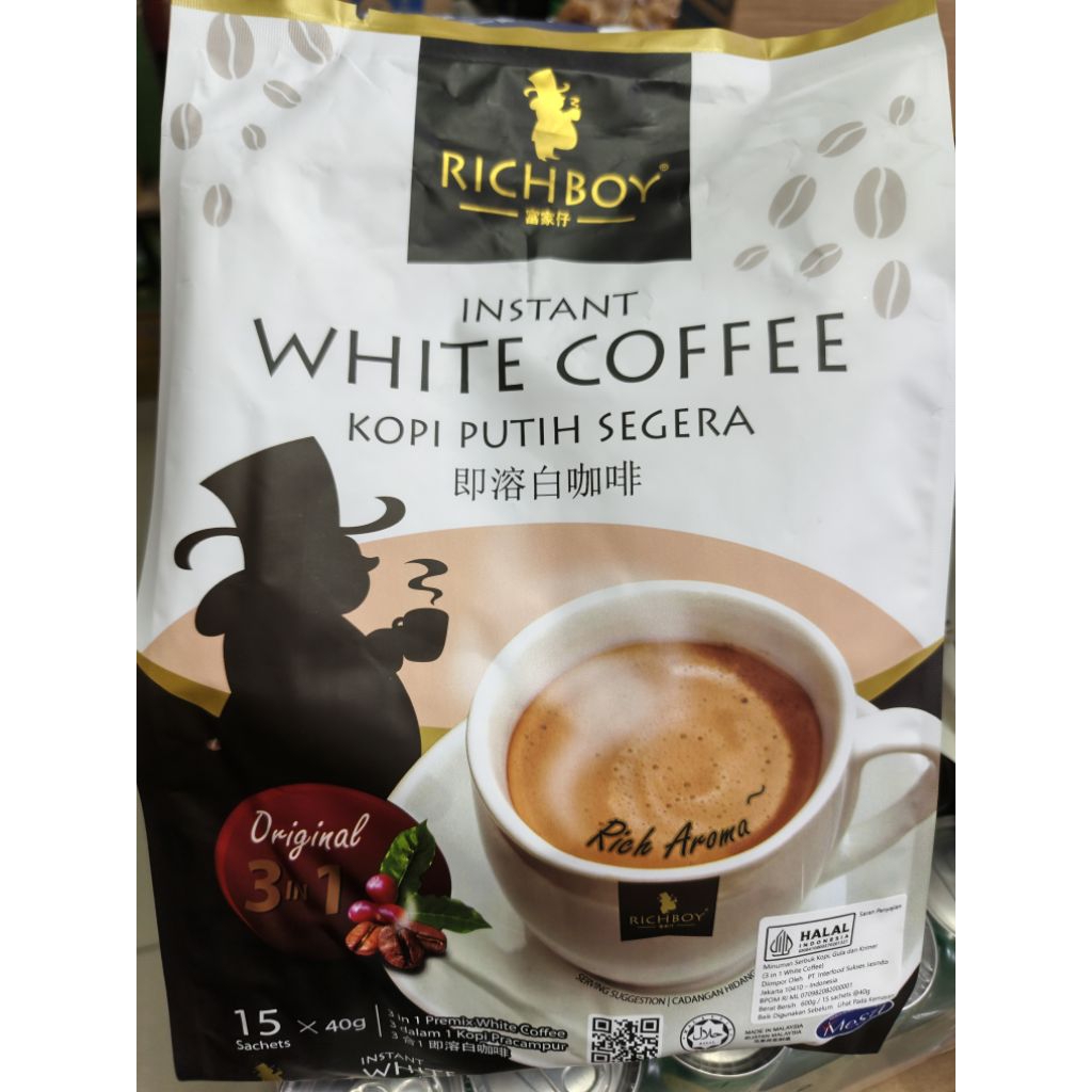 

Rich Boy White Coffee 3in1 15 stick 40gr