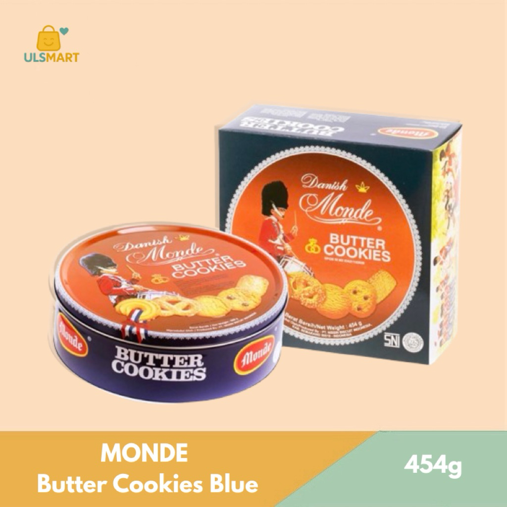 

MONDE Butter Cookies Blue 454 g