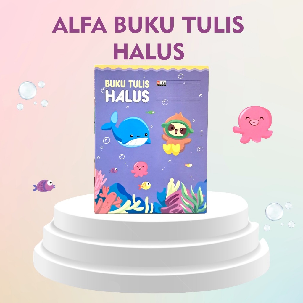 

ALFA BUKU TULIS HALUS 38/BUKU RAIT/Buku Tulis Halus Garis 3 ALFA - 38 lembar