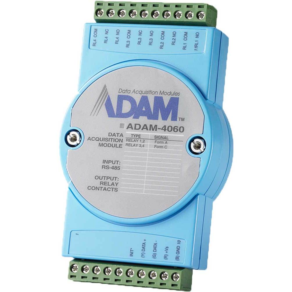 Advantech ADAM 4060 4 Relay RS-485 Remote I/O