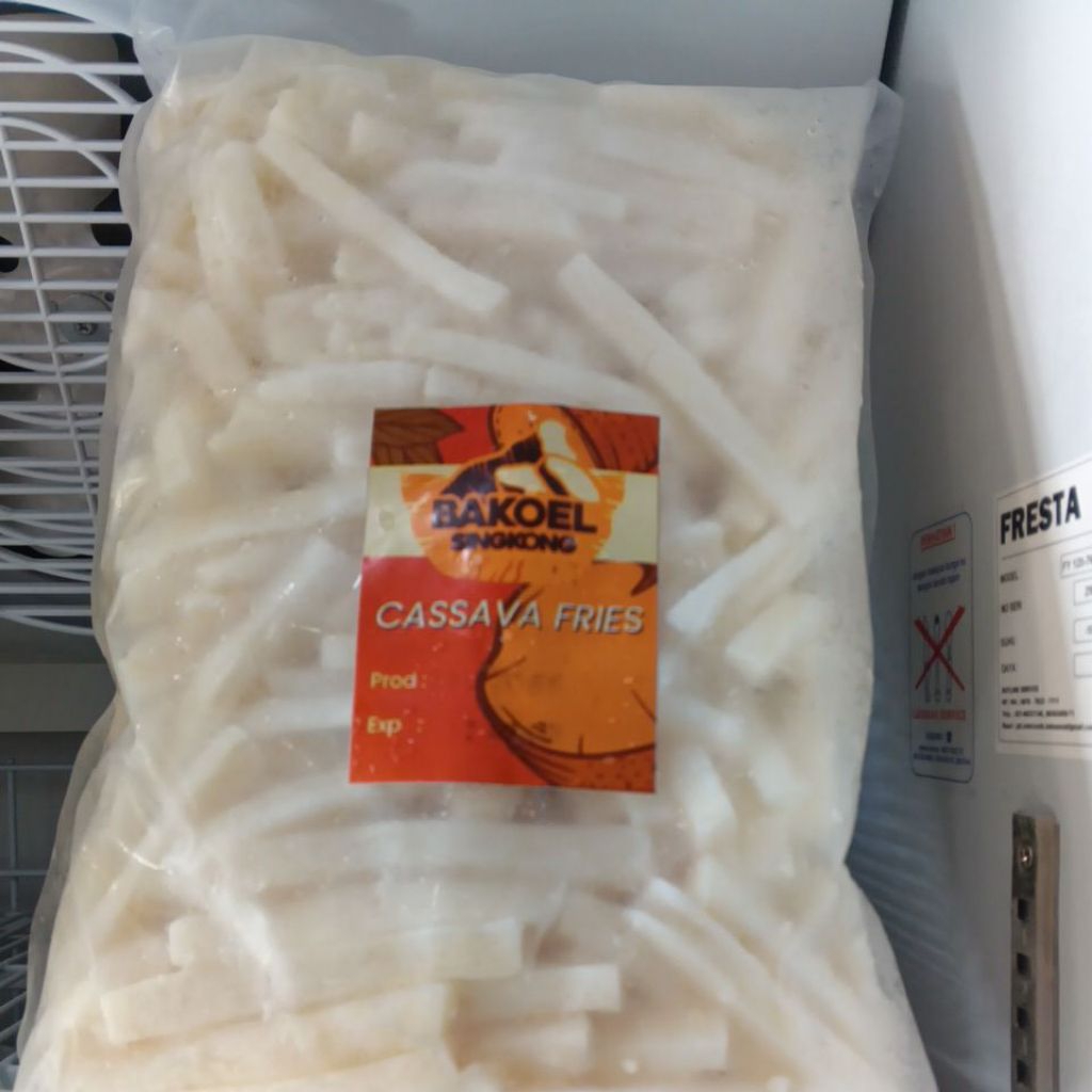 

Bakoel Singkong - Cassava Fries/ Ubi Goreng Frozen 2.5 kg