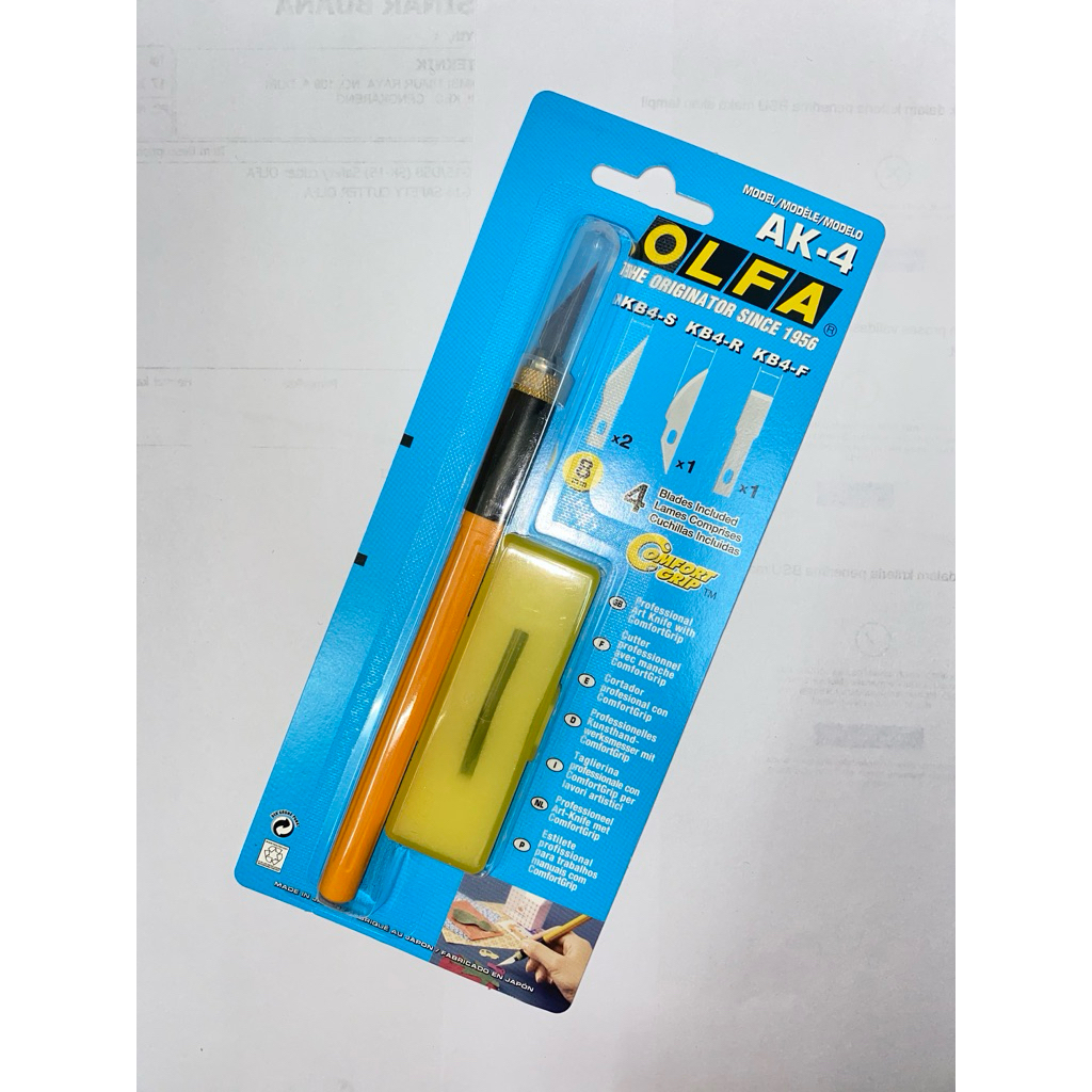 

Cutter OLFA Made In Japan AK-4 (free blade 4 macam)