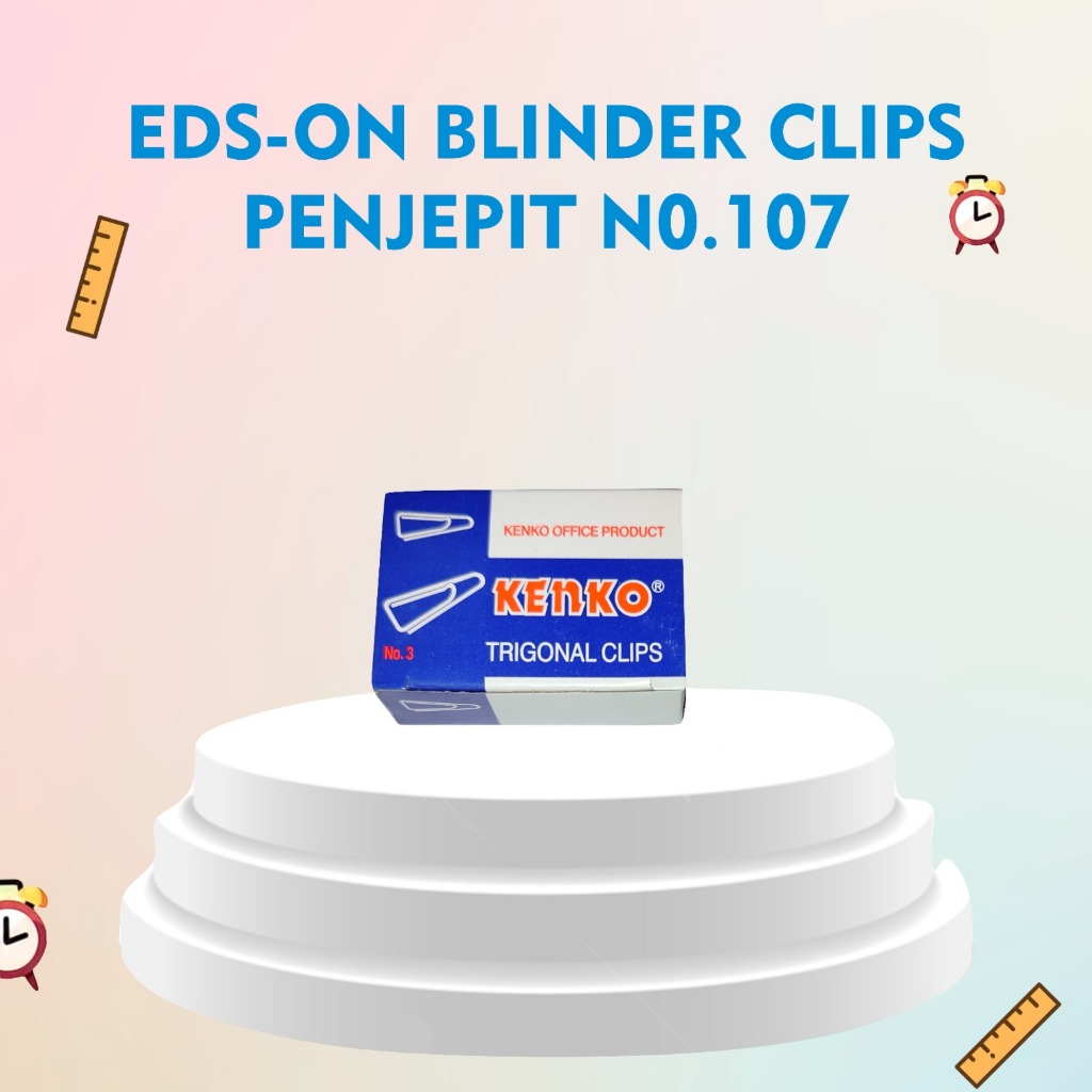 

KENKO TRIGONAL KLIP NO 3/Kenko paper Clip Trigonal / Klip Penjepit Kertas No. 3 1Pack kecil/