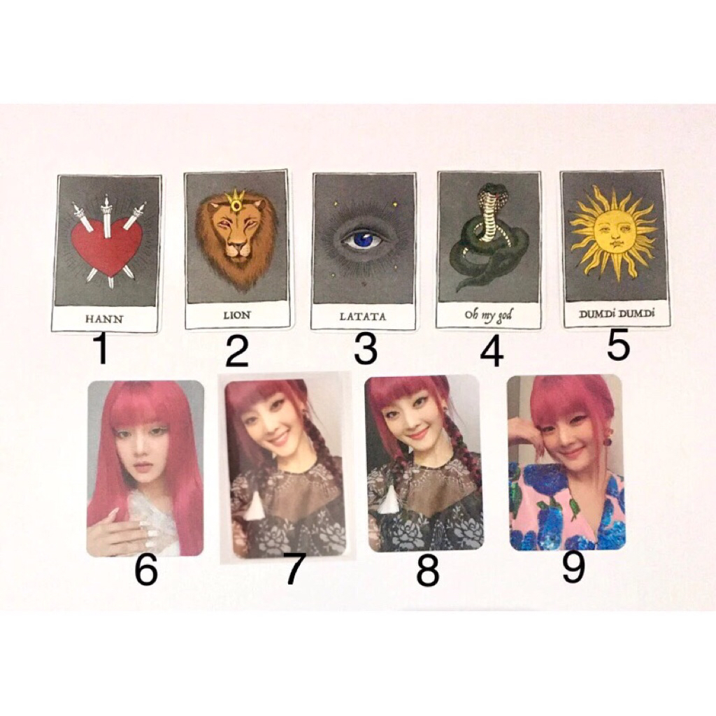 Photocard PC (g)i-dle gidle g idle i burn never die album pob minnie shuhua