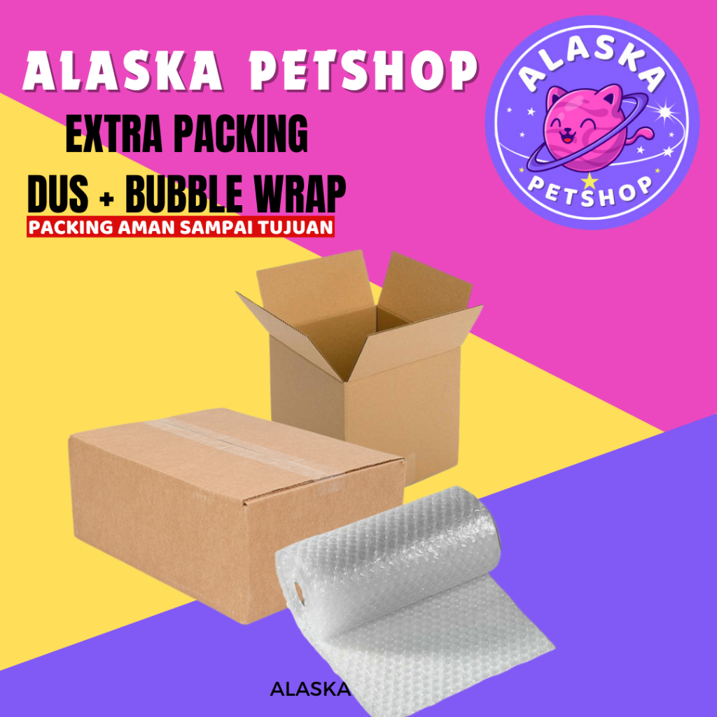 

EXTRA PACKING ( DUS + BUBBLE WRAP ) UNTUK MEMINIMALISIR KERUSAKAN