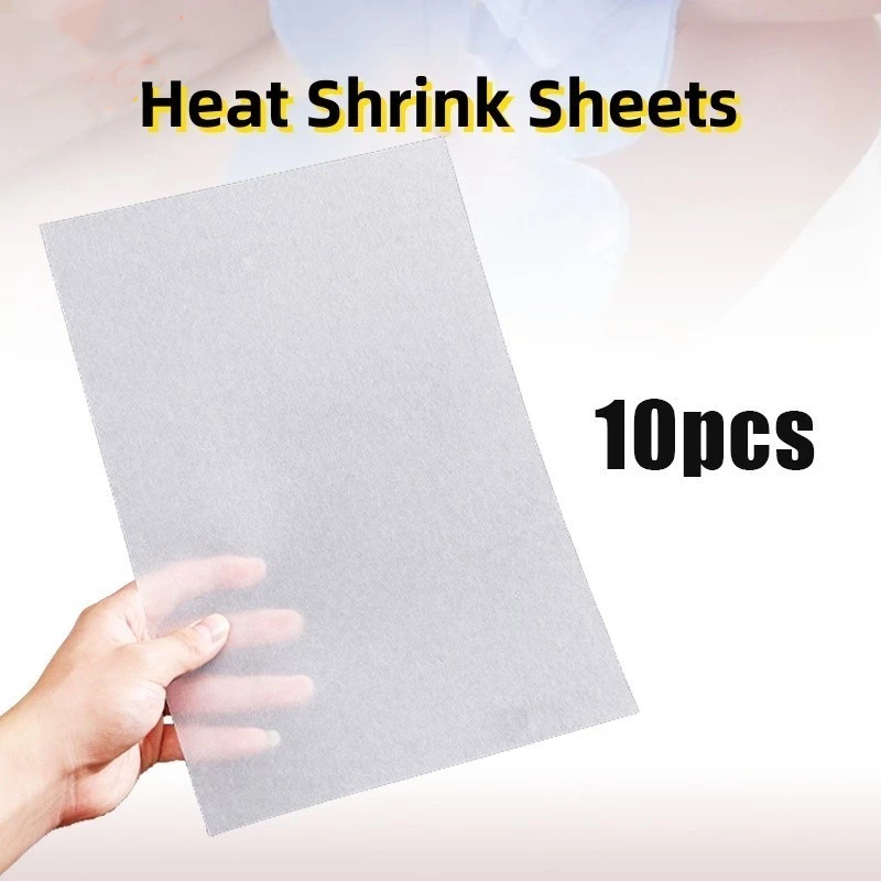 

10PCS 20*29cm DIY Shrinky Dink Plastic / Heat Shrink Plastic Sheet / Printable Shrinky Dink Plastic
